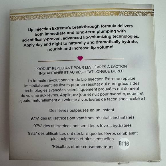 Too Faced Lip Injection Extreme | Clear | micro travel size | NEW - Picture 3 of 6